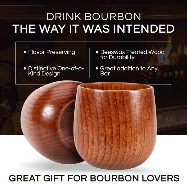 Limited-time discount!🔥Handcrafted charred wooden bourbon glass – unique & rustic.