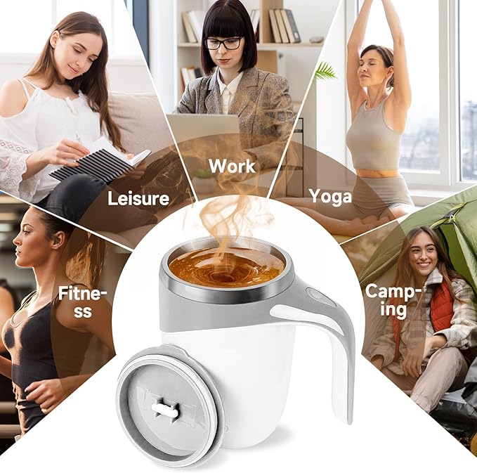 Automatic Magnetic Stirring Coffee Mug