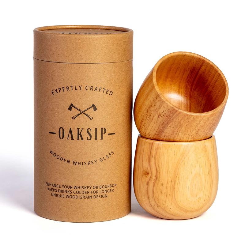 Limited-time discount!🔥Handcrafted charred wooden bourbon glass – unique & rustic.