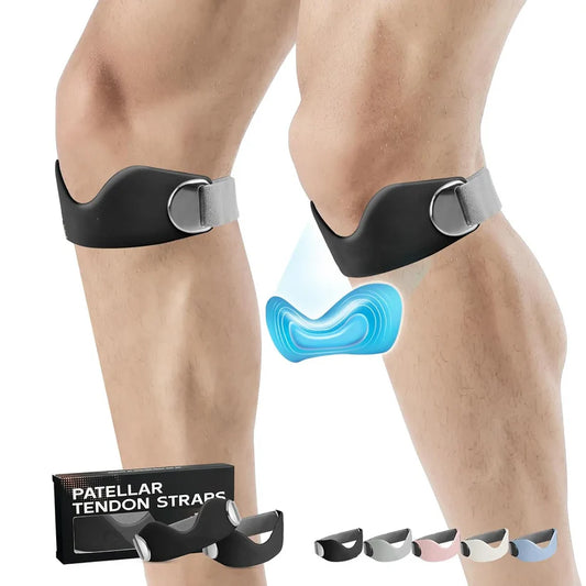 Silicone Patella Knee Strap for Pain Relief